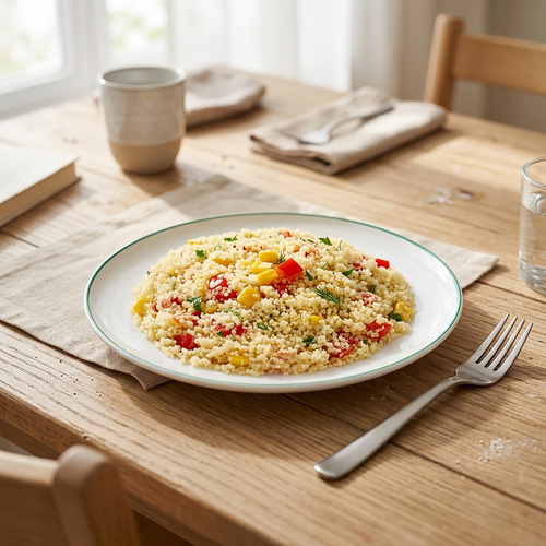 Кускус с овощами, картинка