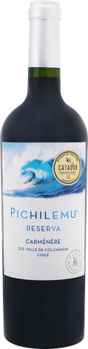 Вино PICHILEMU Carmenere Riserva сортовое выдержанное красное сухое, 0.75л, картинка