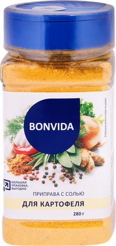 Приправа для картофеля BONVIDA, 280г, крупный план
