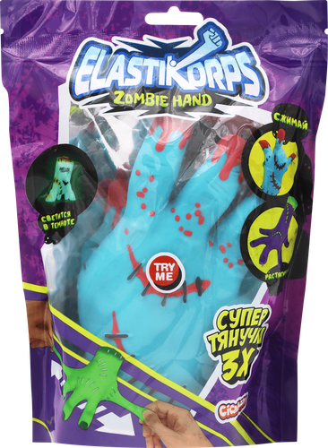 Игрушка ELASTIKORPS Zombie Hand Elasticorps тянучка-рука, в ассортименте, Арт. ZOMB-Л, фотография