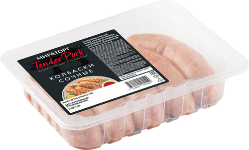 Колбаски МИРАТОРГ Сочные, 360г, изображение