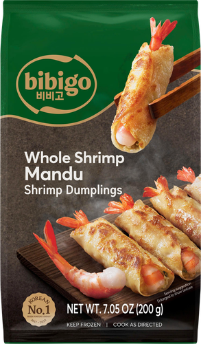 Дамплинги BIBIGO С цельной креветкой, 200г, вид