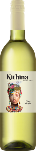Вино KITHINA Пино Гриджио сортовое ординарное белое сухое, 0.75л