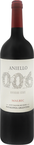 Вино ANIELLO 006 Риверсайд Эстейт Мальбек сортовое ординарное красное сухое, 0.75л