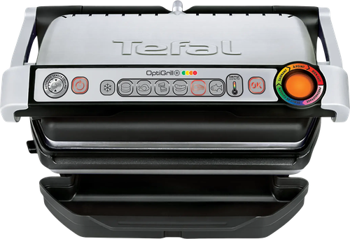 Гриль TEFAL 2000Вт, 6 программ, умный гриль, Арт. GC712D34, крупный план
