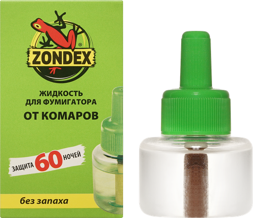 Средство инсектицидное от комаров ZONDEX жидкость, 60 ночей, 40мл, фотография