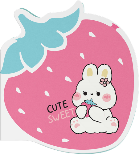 Набор MESHU Cute Sweet, флажки-закладки и самоклеящиеся блоки, 20 листов, 5 цветов, картинка