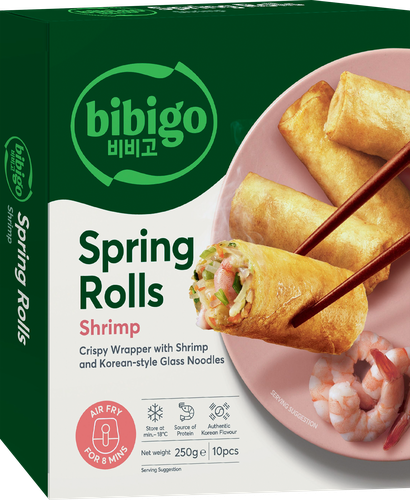 Спринг-роллы BIBIGO С креветками, 250г, вид