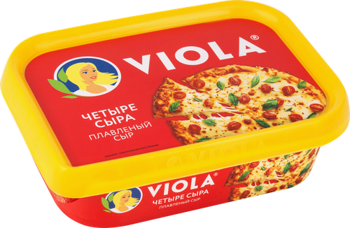 Сыр плавленый VIOLA Четыре сыра 35%, без змж, 190г, изображение