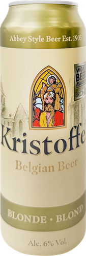 Напиток пивной KRISTOFFEL Blond пастеризованный 6%, 0.5л, детальное фото