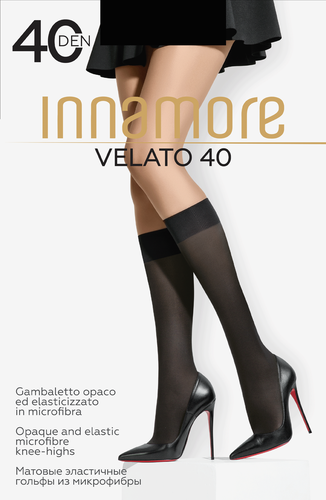 Гольфы женские INNAMORE Velato 40 den, nero, картинка