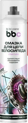 Смазка для обработки цепей велосипеда BI BI CARE с антифрикционными присадками, Арт. 4431, 400мл, картинка