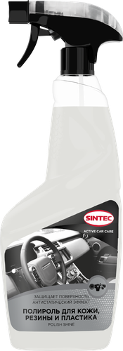 Полироль для кожи, резины и пластика SINTEC Polish Shine, 550мл, фото