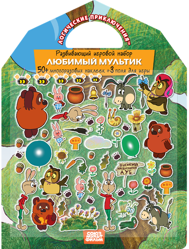 Набор развивающий PREMIERA PUBLISHING Любимые мультики с наклейками, Арт. СМ2010814, крупный план