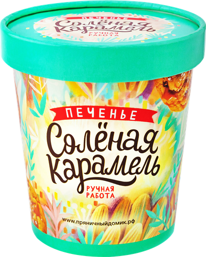 Печенье ПЕКАРНЯ SOFI Соленая карамель, 130г, фотография