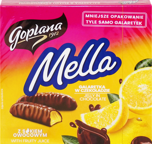 Конфеты желейные MELLA Лимон Goplana, 190г, крупный план