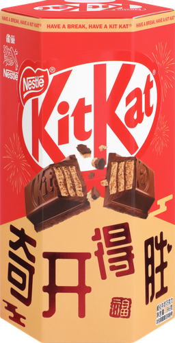 Шоколад молочный KITKAT с хрустящей вафлей, 96г, вид