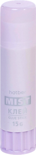 Клей-карандаш HATBER Мист, ПВП, Арт. 81211, 15г, крупный план