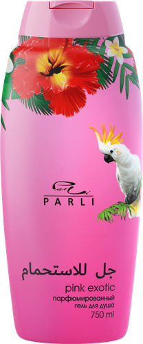 Гель для душа PARLI COSMETICS Pink Exotic, 750мл, вид