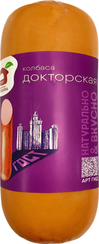Колбаса вареная МД БОРОДИНА Докторская, весовая, фотография