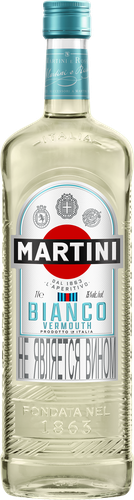 Напиток виноградосодержащий MARTINI Бьянко из виноградного сырья ароматизированный белый сладкий, 1л, фотография