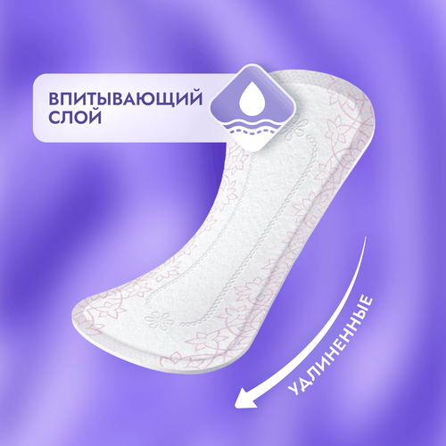 Прокладки ежедневные LIBRETTA Свежесть и защита Удлиненные+, 16шт, детальное фото