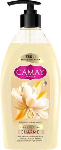 Гель для душа CAMAY Charme Изысканное обаяние, 750мл, детальное фото