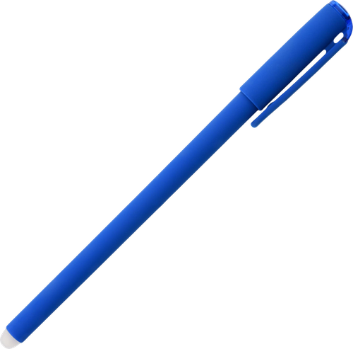 Ручка гелевая LOREX LX-Base.Bright Slim Soft стираемая 0,5мм, синий, изображение