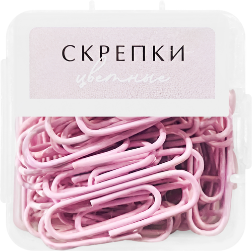 Набор скрепок Эстетик, Арт. PPCL50, 50шт, крупный план