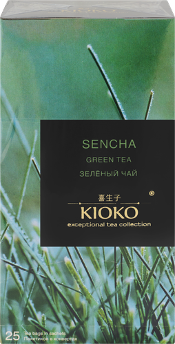 Чай зеленый KIOKO Сенча, 25пак, картинка