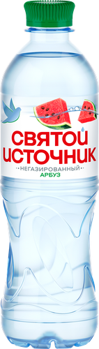 Вода СВЯТОЙ ИСТОЧНИК со вкусом арбуза негазированная, 0.5л, детальное фото