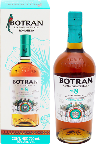 Ром BOTRAN №8 Резерва Классика выдержанный 40%, п/у, 0.7л, фото