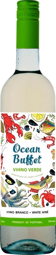 Вино OCEAN BUFFET Виньо Верде Бранко белое полусухое, 0.75л