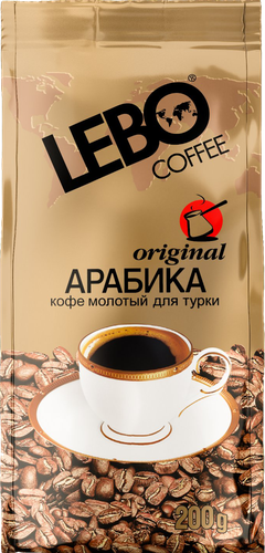 Кофе молотый LEBO Original для турки, 200г, картинка