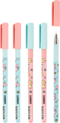 Ручка шариковая LOREX PASTEL/CAT 0,5 мм ultra-soft touch, картинка
