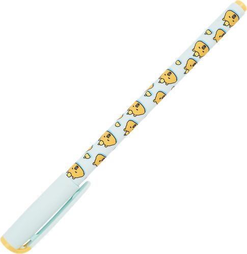 Ручка шариковая LOREX FLOWER/CAPYBARA 0,5мм ultra-soft touch, картинка