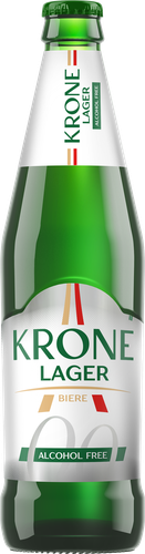 Пиво безалкогольное светлое KRONE LAGER BIERE Alcohol Free, 0.45л, детальное фото