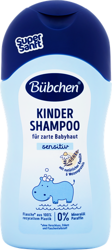 Шампунь детский BÜBCHEN Kinder Shampoo Sensitiv, 400мл, крупный план