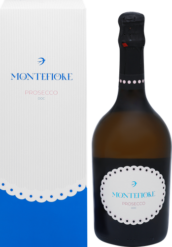 Вино игристое MONTEFIORE Просекко белое брют, п/у, 0.75л, фото