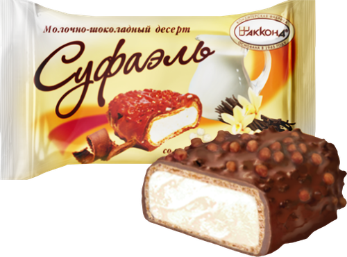 Десерт АККОНД Суфаэль со вкусом ванили, весовой, картинка
