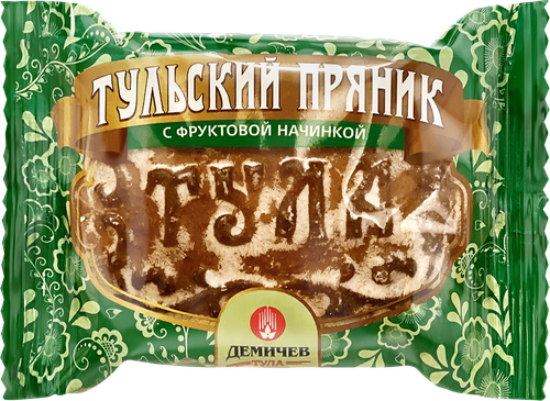 Пряники ДЕМИЧЕВ Тульские с фруктовой начинкой, 130г, изображение