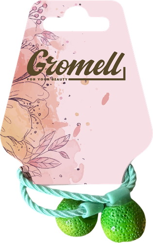 Набор резинок для волос GROMELL, Арт. LREZ010, 2шт, детальное фото