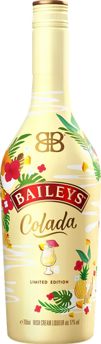 Ликер BAILEYS Colada 17%, эмульсионный, 0.7л, вид