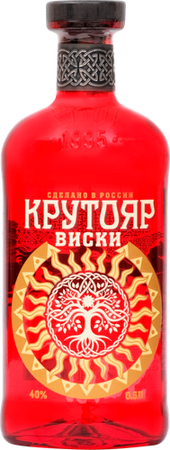 Виски КРУТОЯР Российский купажированный ординарный 40%, 0.5л, фотография