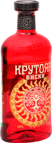 Виски КРУТОЯР Российский купажированный ординарный 40%, 0.5л, изображение
