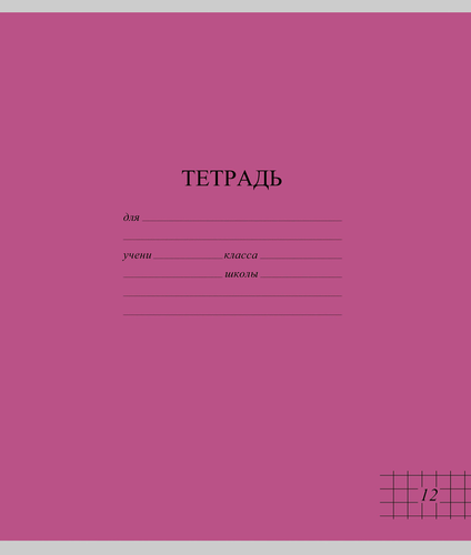 Тетрадь школьная ученическая МАЯК А5, 12 листов, в клетку, яркие тона, Арт. TW 512 F1 BT 5 250, фото