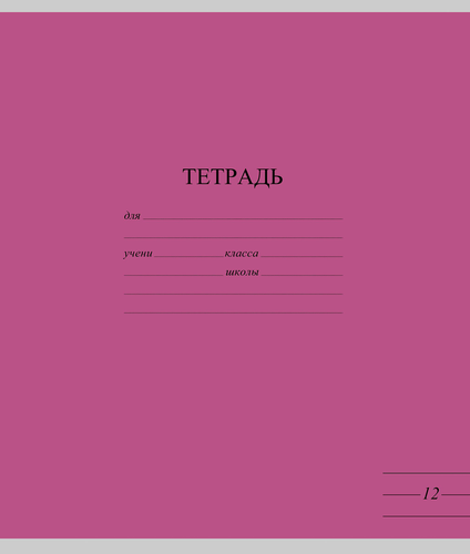 Тетрадь школьная ученическая МАЯК А5, 12 листов, в линейку, яркие тона, Арт. TW 512 F1 BT 1 250, фотография