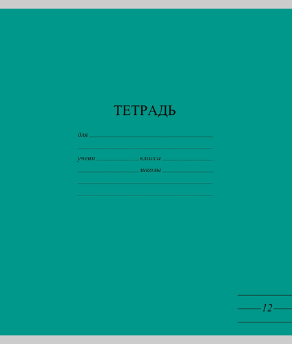 Тетрадь школьная ученическая МАЯК А5, 12 листов, в линейку, яркие тона, Арт. TW 512 F1 BT 1 250, детальное фото