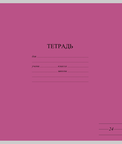 Тетрадь школьная ученическая МАЯК А5, 24 листа, в линейку, яркие тона, Арт. TW 524 F1 BT 1 160, детальное фото