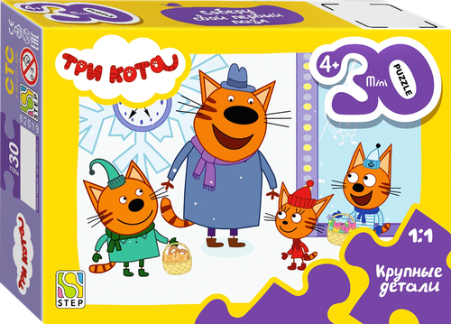 Пазл STEP PUZZLE Mini 30 элементов, в ассортименте, Арт. 62019, фото